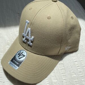 Khaki LA Dodgers ‘47 Cap